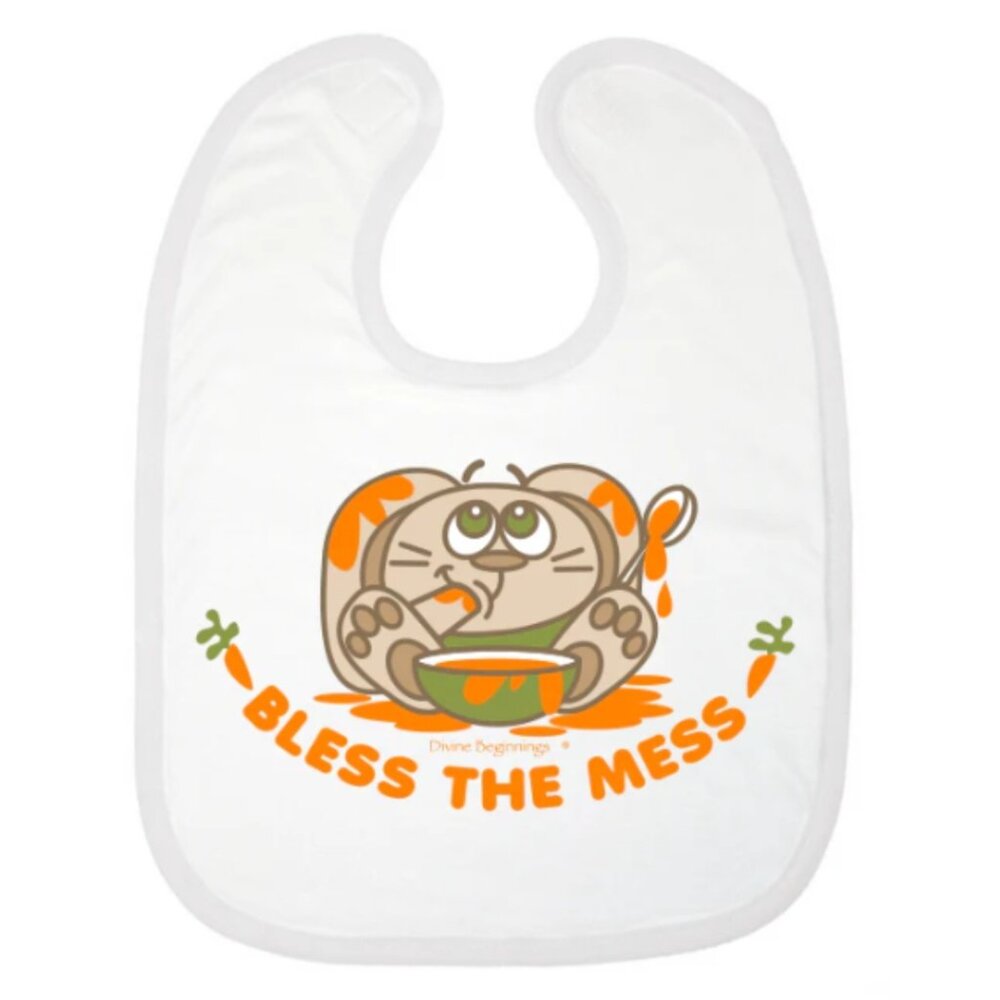 Bless The Mess Bunny Bib